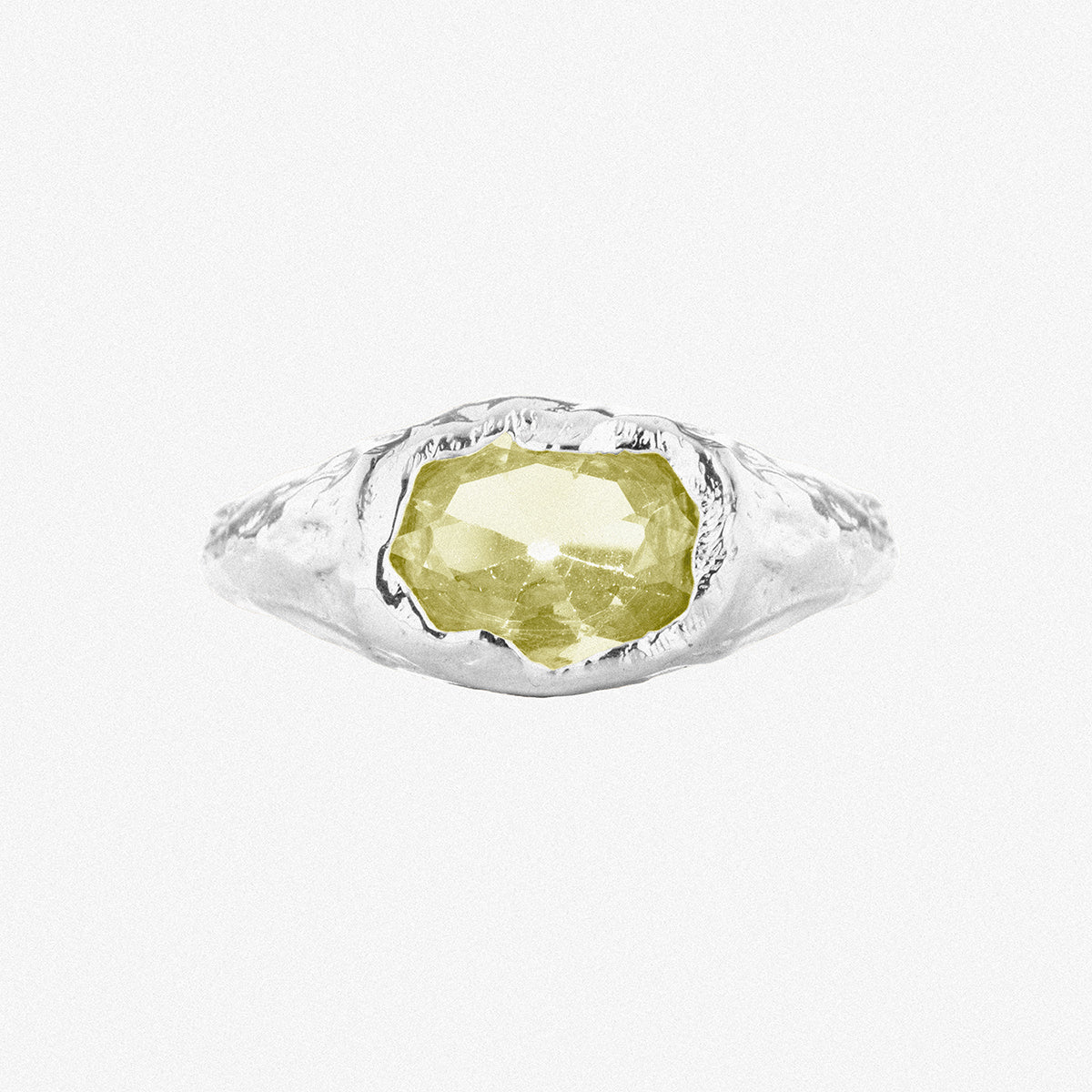 Silver Elise Lime Green