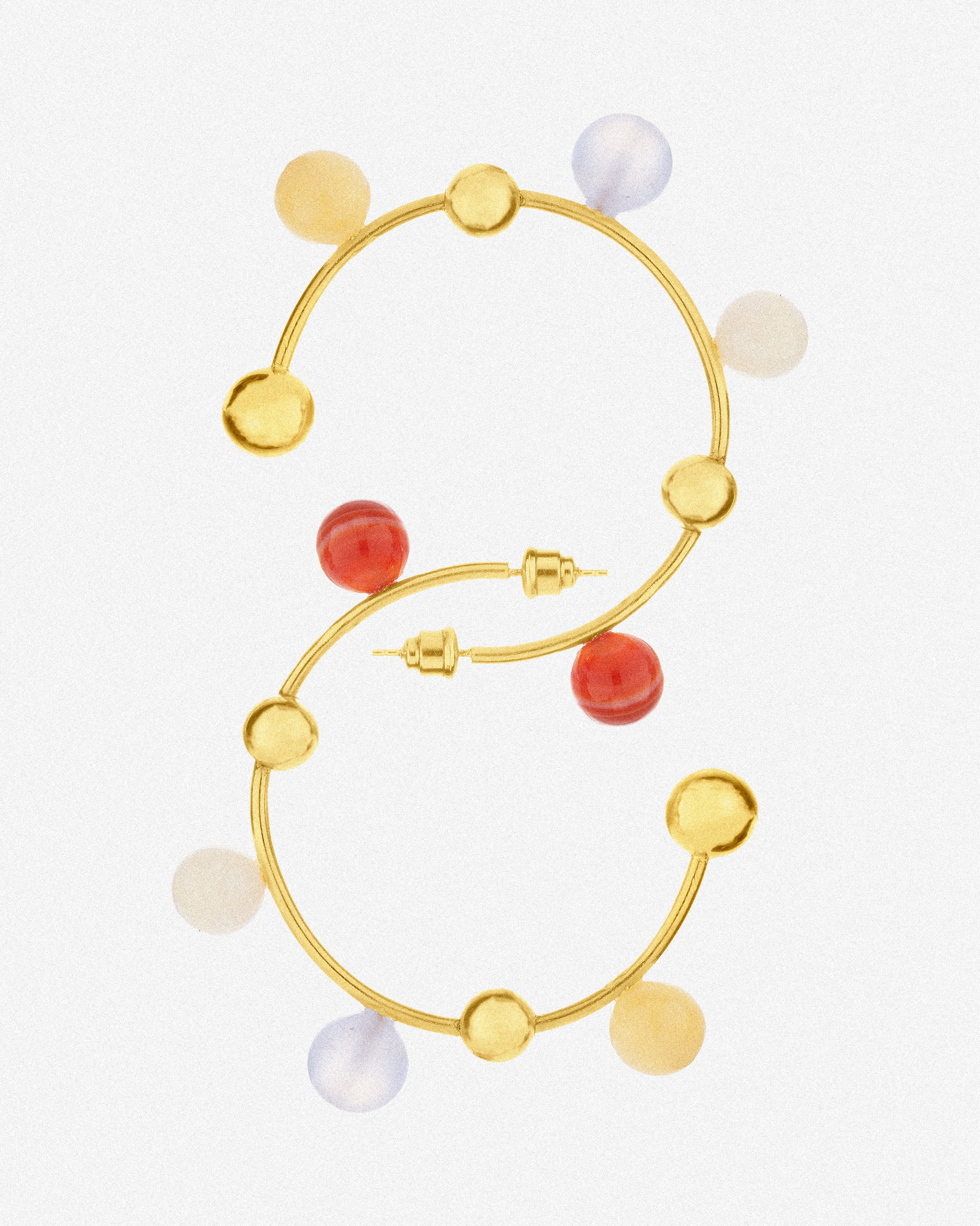 Gold Halo Earrings