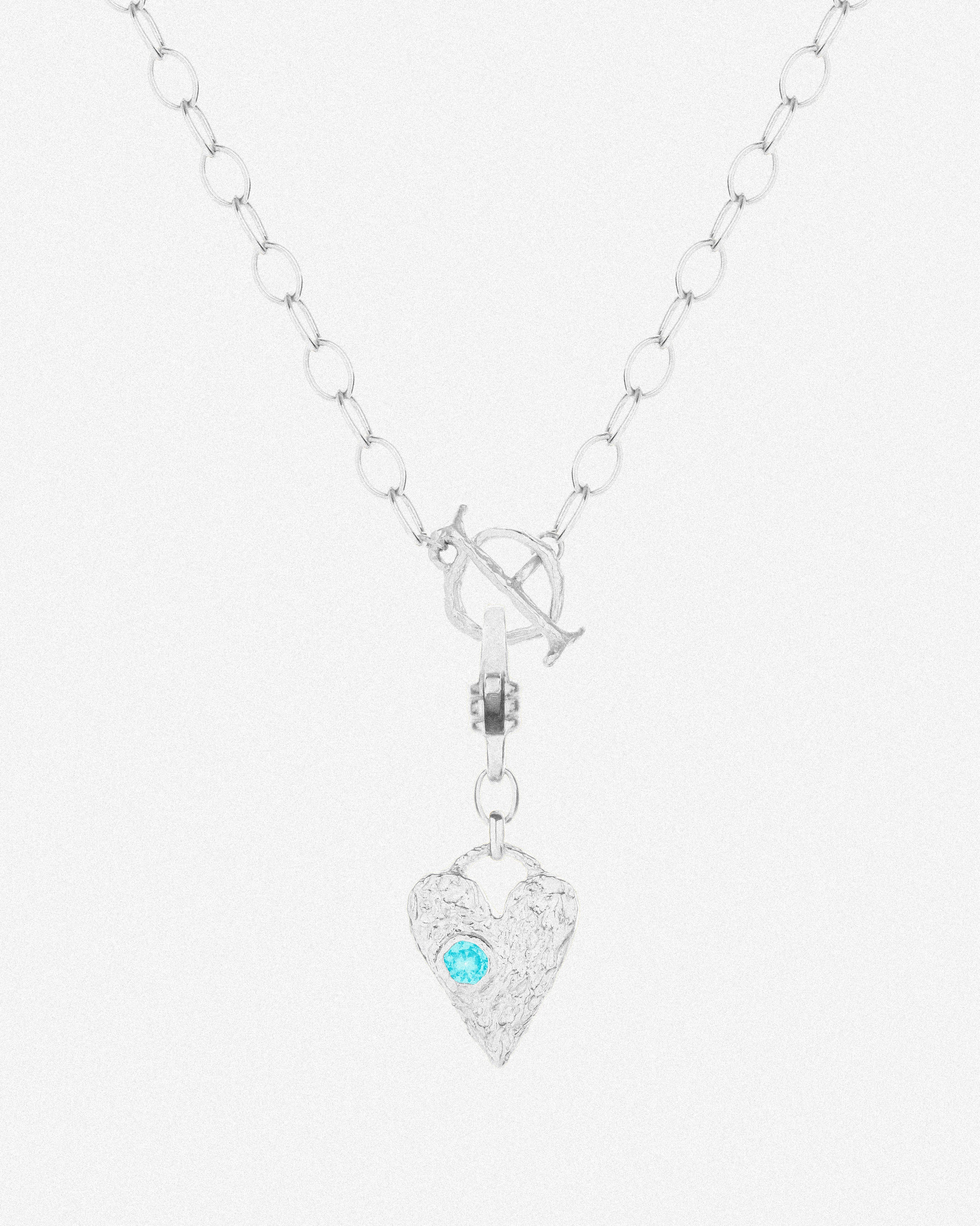 Silver Juniper / Blue Heart