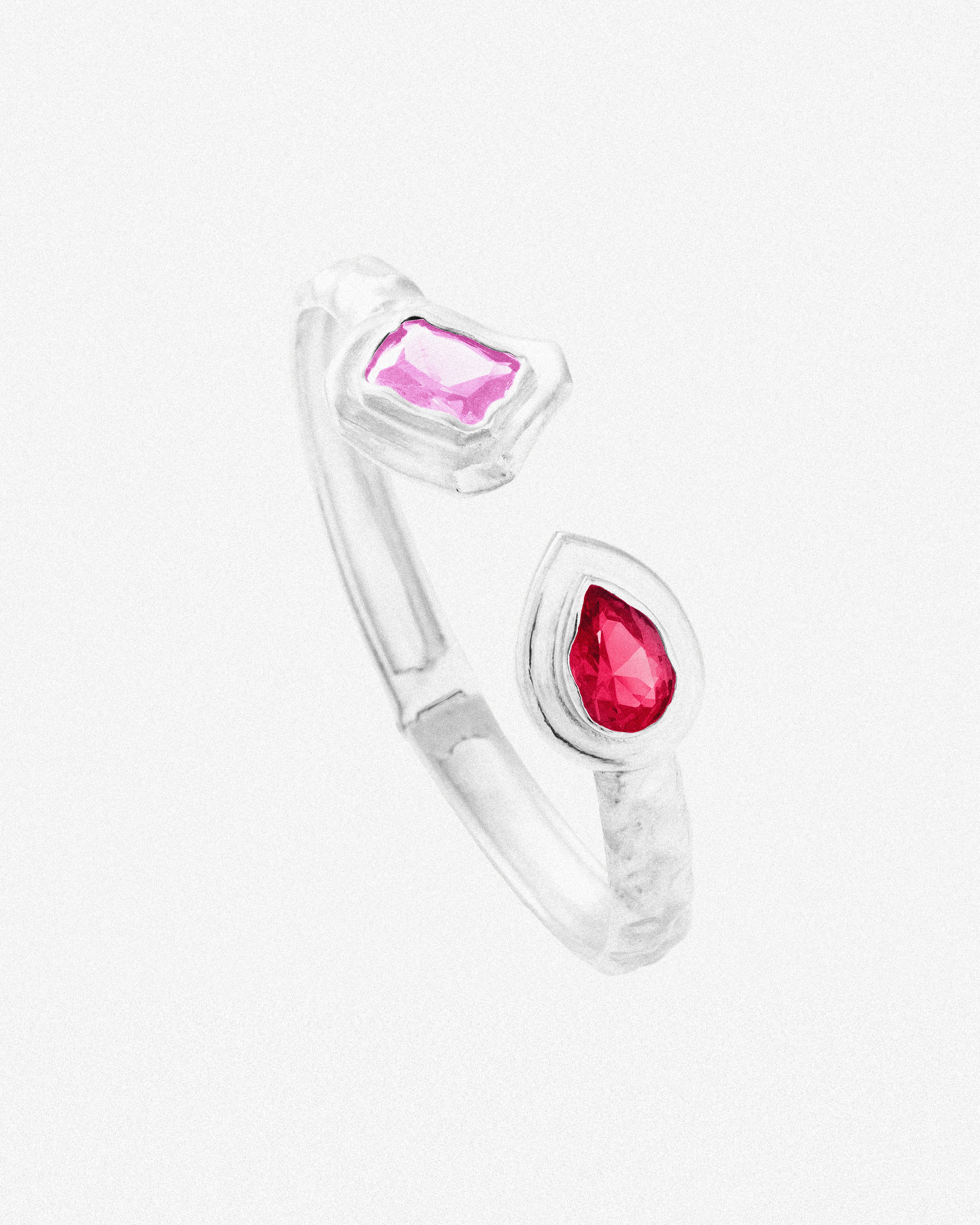 Silver Julia Fuchsia Pink