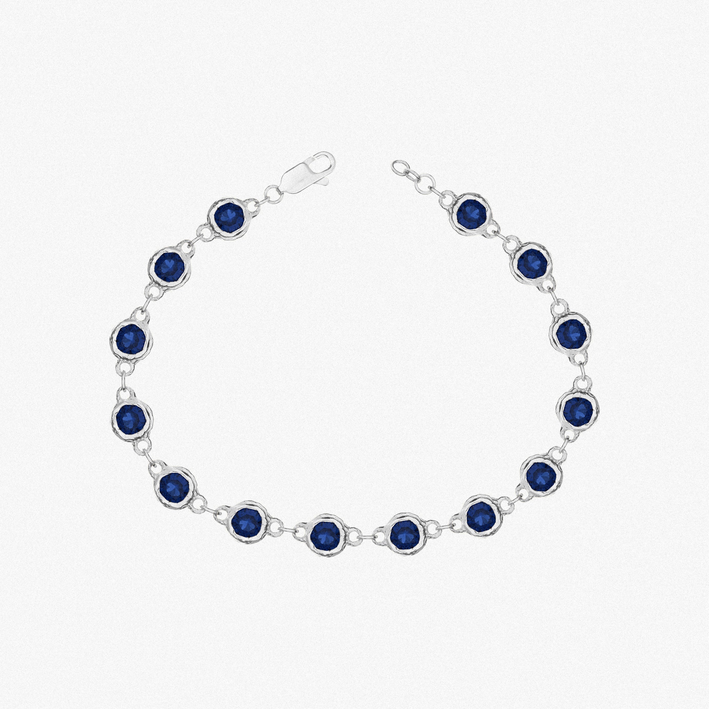Silver Madeleine Dark Blue