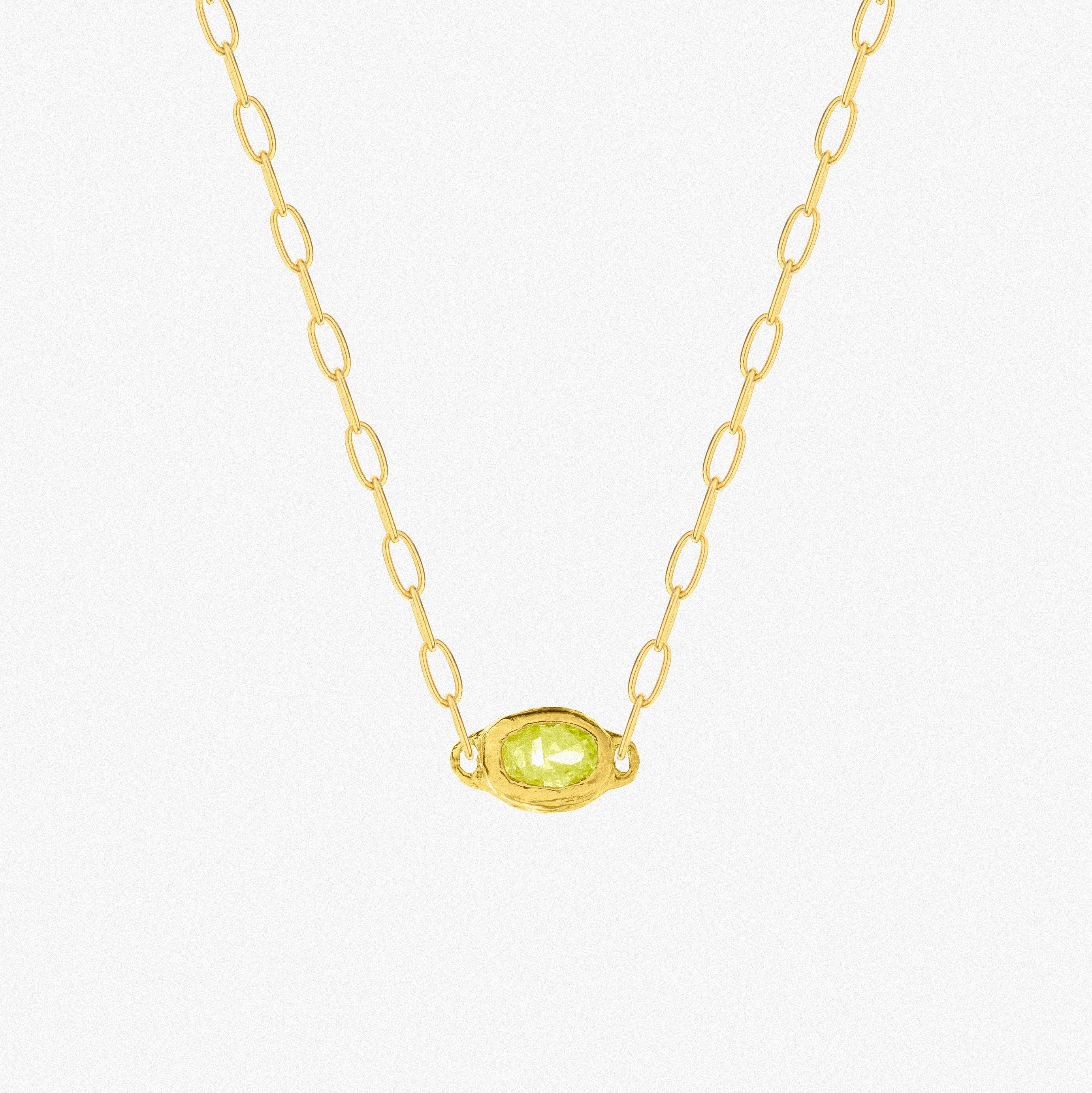 Gold Carmen Lime Green