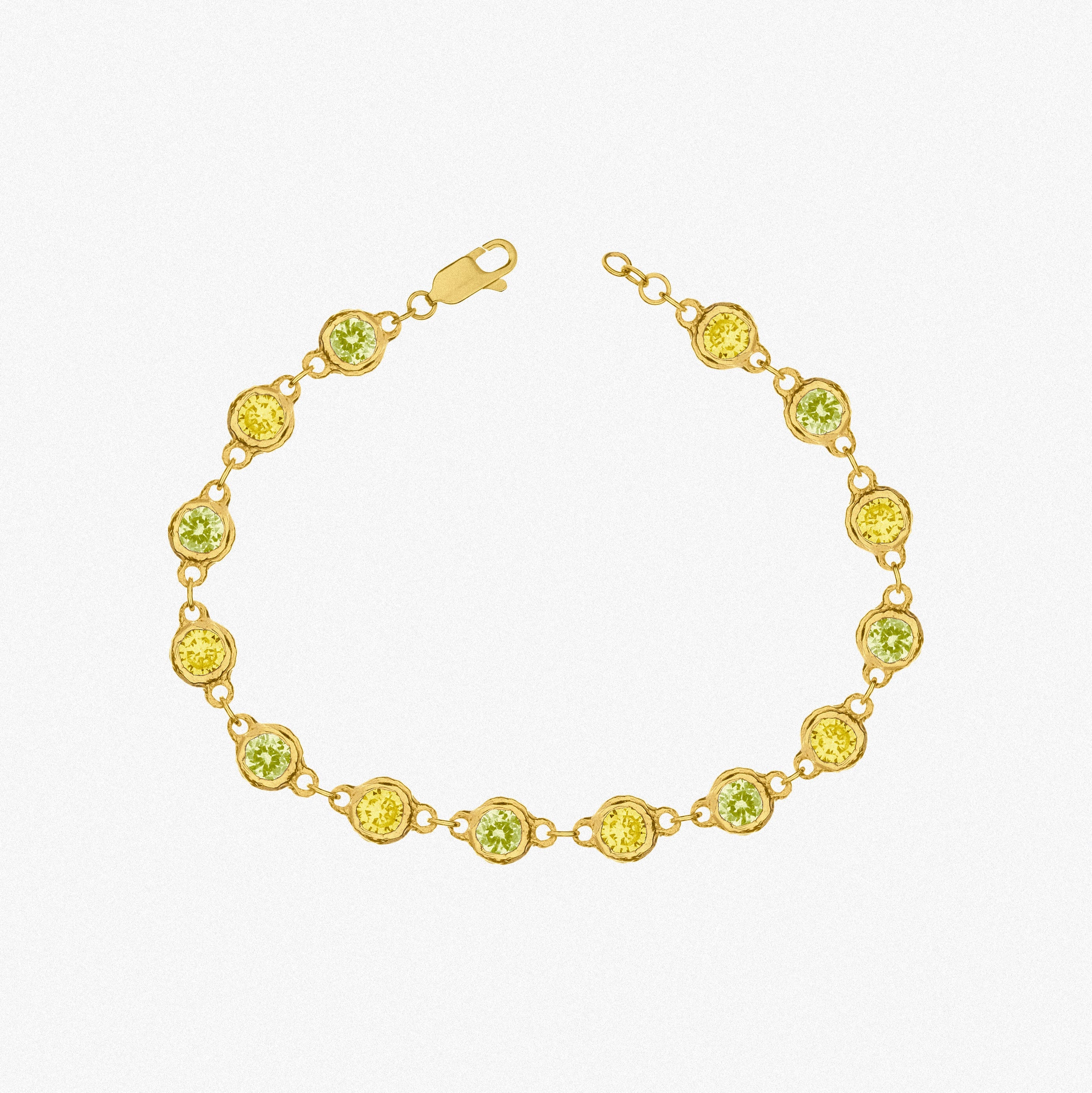 Gold Madeleine Green & Yellow