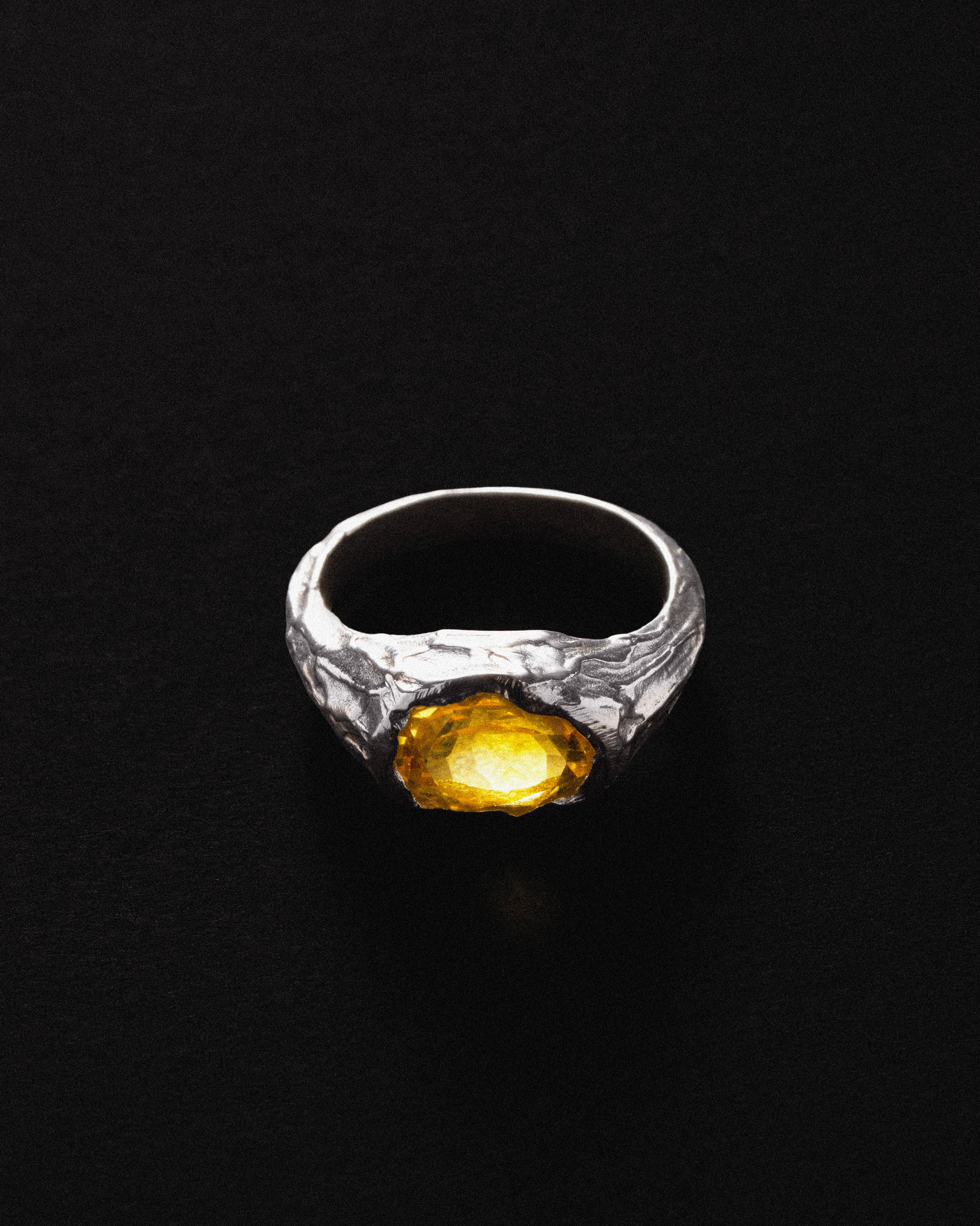 Silver Elise Citrine