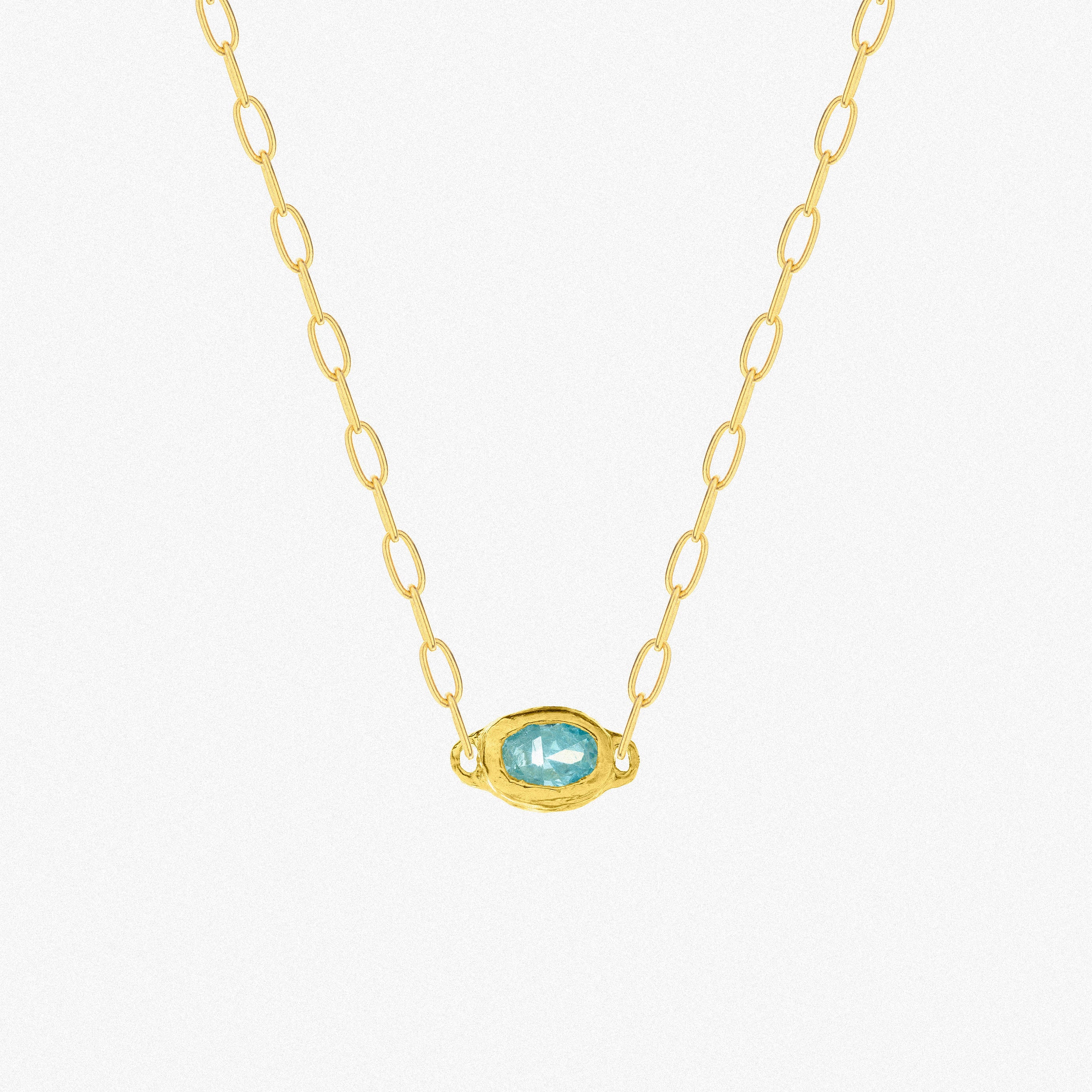 Gold Carmen Sky Blue